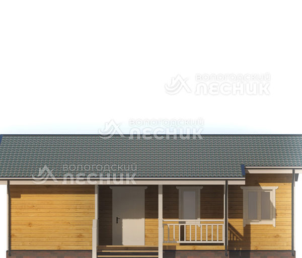 Проект дома из бруса 10.5x9 «Богородица»
