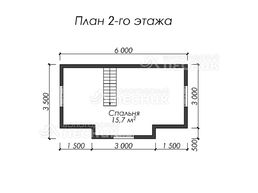 Проект дома из бруса 6х4 «Викинг»