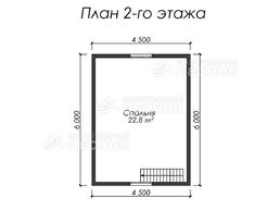 Проект дома из бруса 6х6 «Вилла»