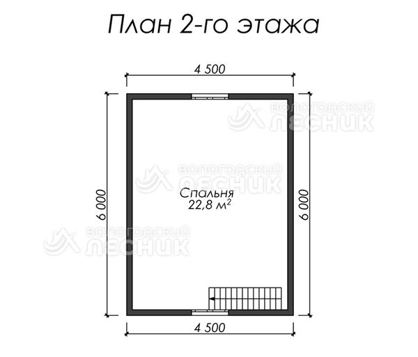 Проект дома из бруса 6х6 «Вилла»
