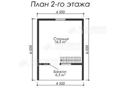 Проект дома из бруса 6х6 «Выбор»