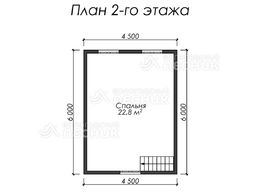 Проект дома из бруса 6х6 «Семейный»