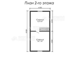 Проект дома из бруса 8х6 «Свобода»