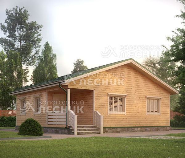 Проект дома из бруса 10х9 «Лунный свет»