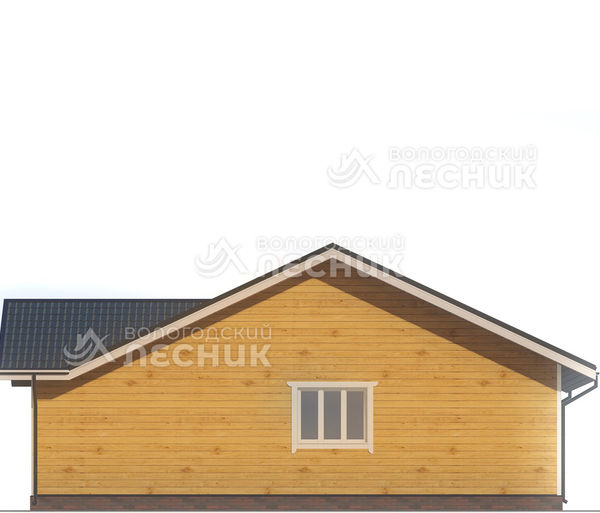 Проект дома из бруса 16.5x11 «Ключевой»