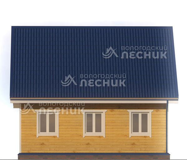 Проект дома из бруса 8x7 «Коллекционный»
