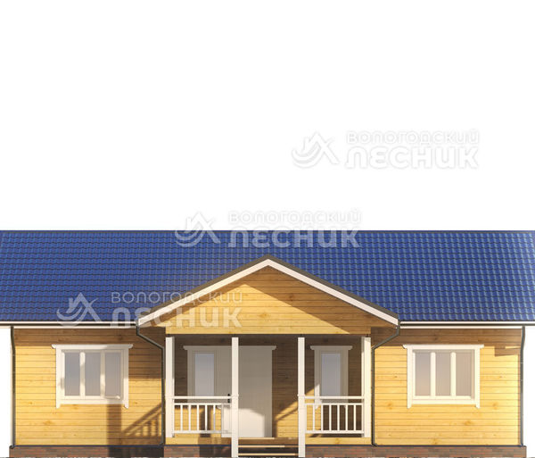 Проект дома из бруса 13x12 «Рябиновый»