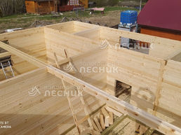 Дом из сухого бруса в СНТ Химик