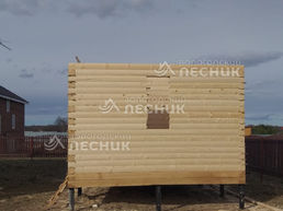 Баня из сухого бруса в д. Петровское