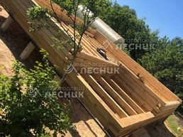 Дом 8х7 из сухого бруса в д. Новая Ропша