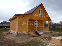 Дом 8х7.5 из сухого бруса в д. Тимошино