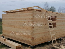 Дом 6х6 из сухого бруса в д. Щиглево