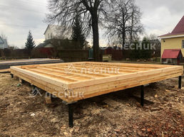 Дом 8х6 из сухого бруса в с. Заречье