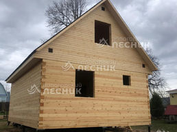 Дом 8х6 из сухого бруса в с. Заречье