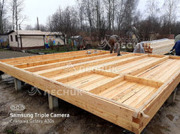 Дом 6х6 из бруса в СТ Хлеб