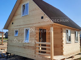 Дом 6х6 из сухого бруса в с. Кузомень