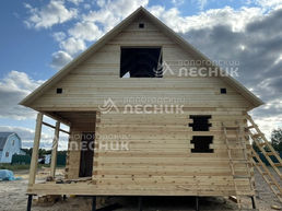 Дом 8х7 из сухого бруса в СНТ Искона-2