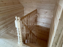 Дом 8х7 из сухого бруса в СНТ Искона-2