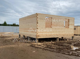 Дом 6х6 из сухого бруса в Сады на реке