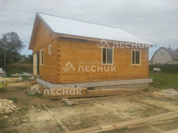 Дом 8х8 из бруса в д. Щеченки