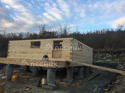 Дом 8х6 из бруса в с. Красная Воля