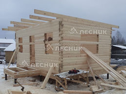 Дом 6х4 из бруса в СНТ Алешкинские Сады
