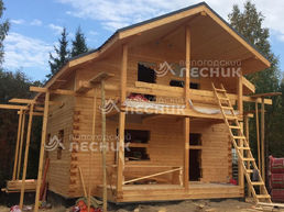 Дом 7х7 с террасой 5х2 в СНТ Поляна