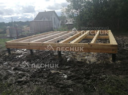 Баня 5х5 из сухого бруса в д.Лехтуси
