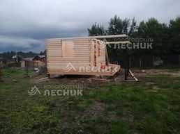 Баня 5х5 из сухого бруса в д.Лехтуси