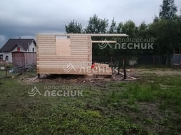 Баня 5х5 из сухого бруса в д.Лехтуси