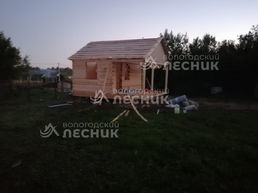 Баня 5х5 из сухого бруса в д.Лехтуси