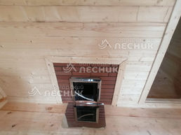 Баня 5х5 из сухого бруса в д.Лехтуси