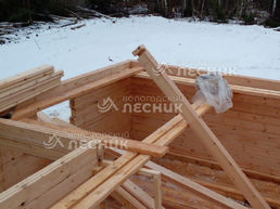 Дом 6х6 из сухого бруса в д. Гуслево