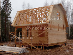 Дом 6х6 из сухого бруса в д. Гуслево