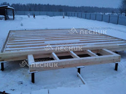 Дом 8х8 из бруса в Ядромино