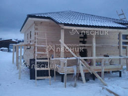 Дом 8х8 из бруса в Ядромино