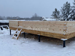 Дом 7х7 из сухого бруса в Захожа