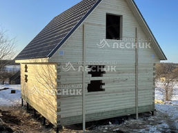 Дом 8х6 из сухого бруса в Юрьевское