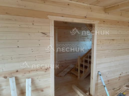 Дом 9х7 из сухого бруса в СНТ Парус