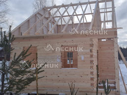 Дом 6х6 из сухого бруса в Полянское