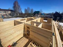 Дом 12х8 из сухого бруса в г. Дно