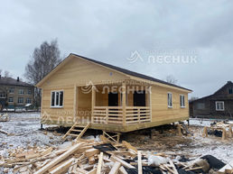 Дом 12х8 из сухого бруса в г. Дно