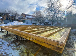 Дом 8х7 из сухого бруса в СНТ Тарасково