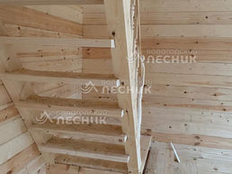 Дом 8х7 из сухого бруса в СНТ Тарасково