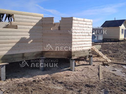 Дом 10х8.5 из сухого из бруса в д. Сенино