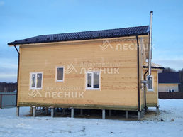 Дом 10х8.5 из сухого из бруса в д. Сенино
