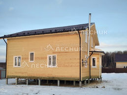 Дом 10х8.5 из сухого из бруса в д. Сенино