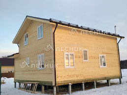 Дом 10х8.5 из сухого из бруса в д. Сенино