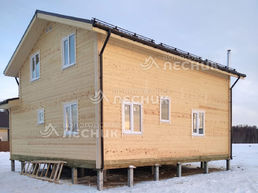 Дом 10х8.5 из сухого из бруса в д. Сенино