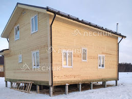 Дом 10х8.5 из сухого из бруса в д. Сенино